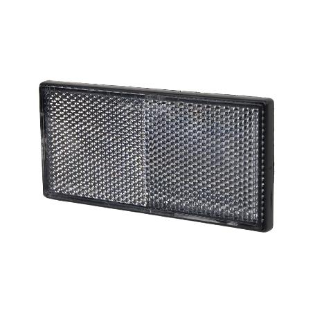 CATADIÓPTRICO RECTANGULAR BLANCO 106 X 50 MM ADHESIVO