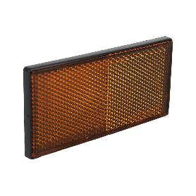 CATADIÓPTRICO RECTANGULAR ÁMBAR 106 X 50 MM ADHESIVO