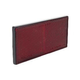 CATADIÓPTRICO RECTANGULAR ROJO 106 X 50 MM ADHESIVO