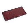 CATADIÓPTRICO RECTANGULAR ROJO 106 X 50 MM ADHESIVO