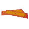 PACK DE 2 UDS. PLACA ADHESIVA V-6 PARA VEHÍCULO LARGO 565 X 195 MM