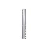 PACK 2 CREMALLERAS PARED PARA ESTANTERÍAS 1608X30X25 MM