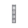 PACK 2 CREMALLERAS PARED PARA ESTANTERÍAS 1608X30X25 MM