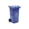 CONTENEDOR 2 RUEDAS 120 LITROS COLOR AZUL