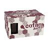 PACK 6 VASOS ALTO VIDRIO 47 CL COLOR PURPURA MODELO JADE