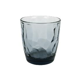 PACK 6 VASOS DE AGUA VIDRIO 30,5 CL COLOR AZUL MODELO JADE