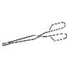 PINZA BARBACOA INOX C/PALA 340 MM