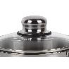 CACEROLA INOX INDUC. 1.3L MODELO POLENTA T/ VIDRIO Ø160 MM