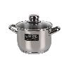 OLLA  INOX INDUCCIÓN.3,1 L MOD POLENTA TAPA DE VIDRIO Ø180 MM