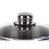 OLLA  INOX INDUCCIÓN.4 L MOD POLENTA TAPA DE VIDRIO Ø200 MM