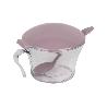 AZUCARERO 120ML MODELO ALBAHACA ROSA PALO 15X11.5X9CM   CAJA 6 UNID.