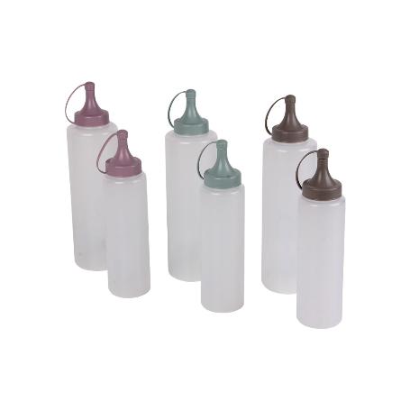 BOTELLA ACEITERA MODELO ALBAHACA 250ML COLOR PIEDRA 5X20CM   CAJA 12 UNID.