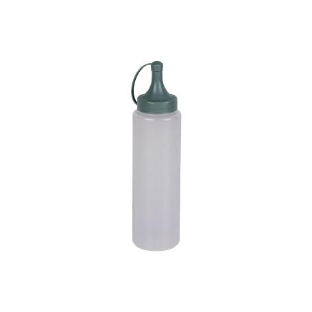 BOTELLA ACEITERA MODELO ALBAHACA  250 ML VERDE AGUA  5X20CM   CAJA 12 UNID.