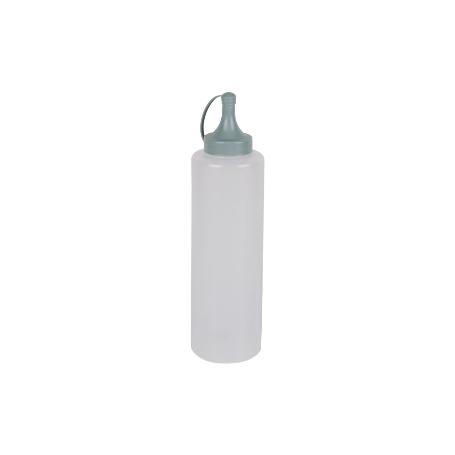 BOTELLA ACEITERA MODELO ALBAHACA 500 ML VERDE AGUA  6X23CM   CAJA 12 UNID.