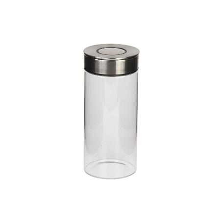 FRASCO BOROSILICATO+ACERO MODELO CICER 1700 ML 29.5 X 10 CM