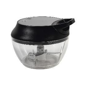 PICADORA MANUAL, TAPA Y ACCESORIO BATIDOR 500 ML