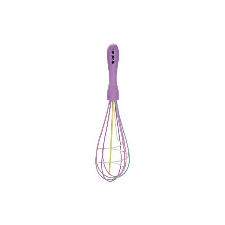 BATIDOR MANUAL MULTICOLOR  MODELO VERGINI 25 CM
