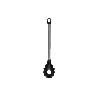 CUCHARA DE PASTA DE ACERO INOX. Y SILICONA MODELO NEIGE 34 CM