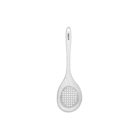 CUCHARA DE AGUJEROS DE SILICONA BLANCA MODELO BACH 34 CM