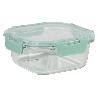 SET DE 2 RECIPIENTES DE BOROSILICATO MODELO AGATHA 520 ML - 800 ML