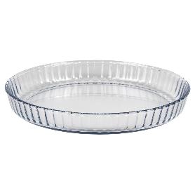 FUENTE REDONDA DE VIDRIO BOROSILICATO MODELO BARITINA 1600 ML