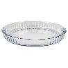 FUENTE REDONDA DE VIDRIO BOROSILICATO MODELO BARITINA 1600 ML