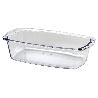 FUENTE OVAL ALARGADA DE VIDRIO BOROSILICATO MODELO BARITINA 1800 ML
