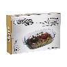 SET DE 2 FUENTES OVALADAS ANCHAS DE VIDRIO BOROSILICATO MODELO BARITINA 2700 ML - 3800 ML