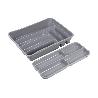 CUBERTERO  GRIS 40X30X7 CM DOS ALTURAS VENTA UNITARIA