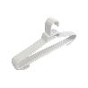 PACK DE 6 PERCHAS BLANCAS  38 X18 CM