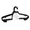 PACK DE 6 PERCHAS NEGRAS 38 X18 CM