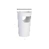 PARAGÜERO  BLANCO POLIPROPILENO 27 X 20.6 X 45 CM   CAJA 6 UNID.