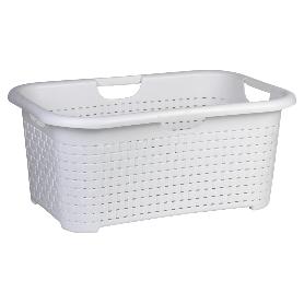 CESTA MULTIUSOS  CREMA 59 X 38 X 26 CM   CAJA 6 UNID.