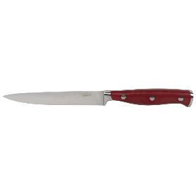 CUCHILLO VERDURAS  HOJA13CM MODELO AGUACEJO ROJO