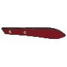 PACK 3 CUCHILLO CHULETERO  MICRODENTADO HOJA 10CM  MODELO GULASH BLANCO