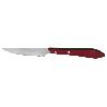 PACK 3 CUCHILLO DE MESA CON FILO HOJA 10CM  MODELO GULASH BLANCO