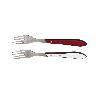 PACK 3 TENEDORES CHULETEROS MODELO GULASH BLANCO