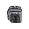 NEVERA TEXTIL PORTÁTIL MULTIBOLSILLOS COLOR GRIS OSCURO 15 L