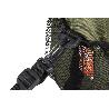 NEVERA TEXTIL PORTÁTIL MULTIBOLSILLOS COLOR VERDE/BEIGE 20 L