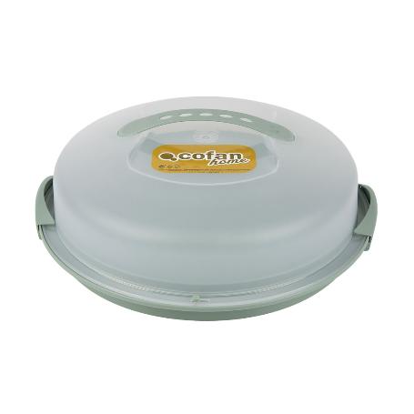 TARTERA REDONDA VERDE OPACA PAVLOVA CON ASAS Ø34,5 X 11 CM VENTA UNITARIA