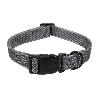 COLLAR PARA PERROS  REFLECTANTE GRIS 1,5 X 30-45 CM