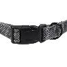 COLLAR PARA PERROS  REFLECTANTE GRIS 1,5 X 30-45 CM
