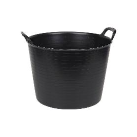 CAPAZO   NEGRO  RECICLADO  42 L   48.5 X 45 X 38 CM   CAJA 6 UNID.