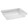 BANDEJA 31.5X23.5X6.5CM MULTIUSOS  TRANSPARENTE   CAJA 6 UNID.