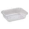 BANDEJA 31.5X23.5X6.5CM MULTIUSOS  TRANSPARENTE   CAJA 6 UNID.