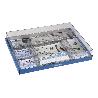 SET ORGANIZADOR COSMETIC 30X23X8CM TRANSPARENTE   CAJA 6 UNID.