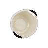 BARREÑO REDONDO  ASAS 15L BEIGE 42X39.5X25CM