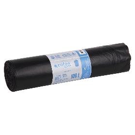 BOLSA DE  BASURA 85X105 G.130 COLOR NEGRO 10 UDS