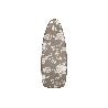 FUNDA TABLA PLANCHAR ACOLCHADA 140X60 FLORES BLANCAS