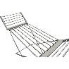 TENDEDERO EXTENSIBLE ELECTRICO ALUMINIO 148 X 52 X108 CM IP22